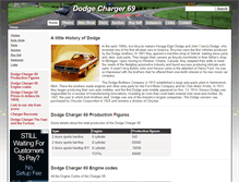 Tablet Screenshot of dodgecharger69.brinse.com